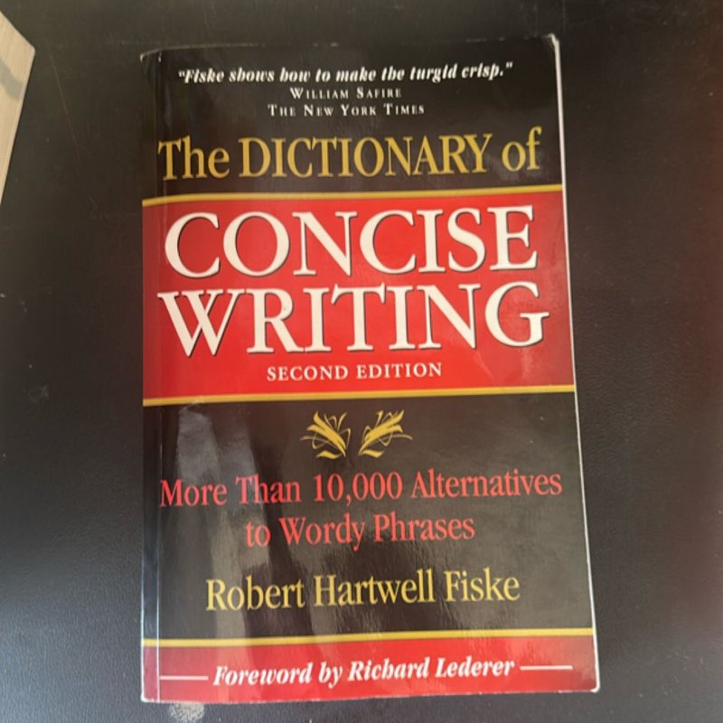 The Dictionary of Concise Writing