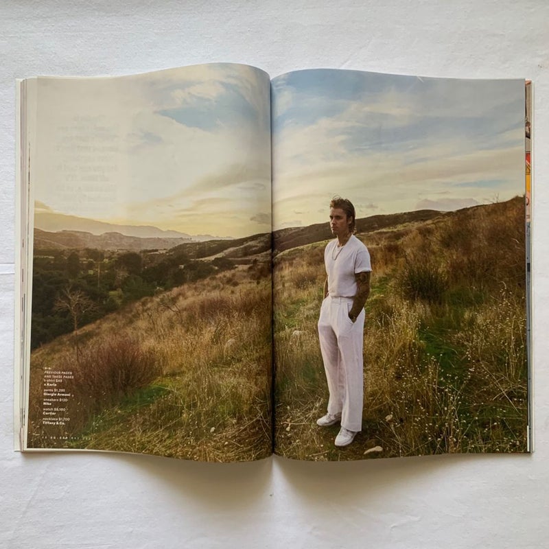 GQ “Justin Bieber Is Young & Free” Issue May 2021 Magazine (16) Total Pages