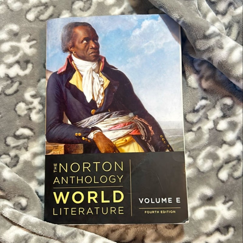 Norton Anthology of World Literature Volume E Fourth Edition