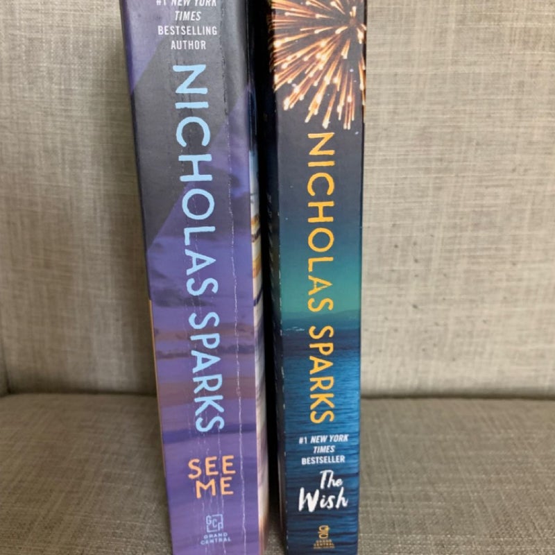 The Wish by Nicholas Sparks Bundle ( + bonus book: See Me)