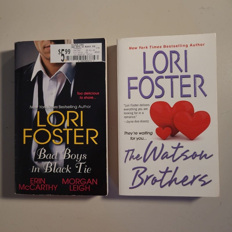 Lorie Foster bundle: Bad Boys In Black Tie/The Watson Brothers