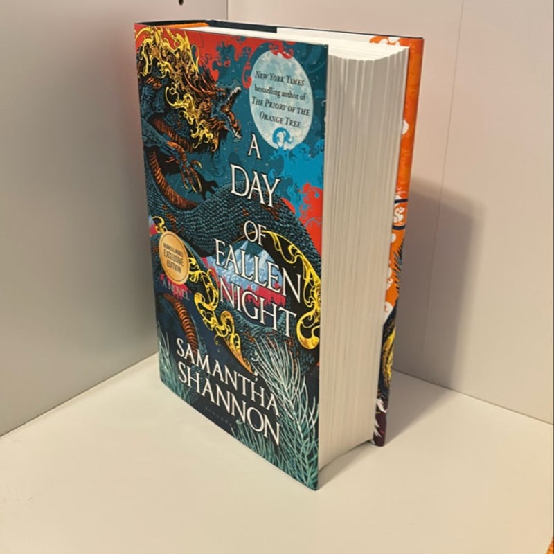 The Priory of the Orange Tree and Barnes and Noble exclusive of A Day of Fallen Night set!