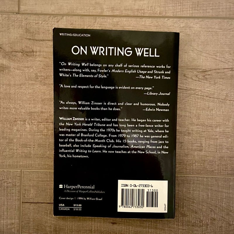 On Writing Well