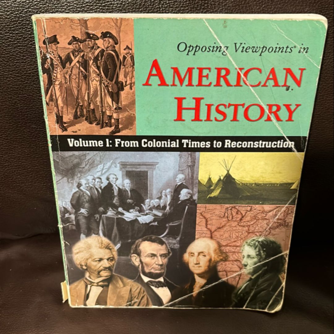 Volume 1: from Colonial Times to Reconstruction