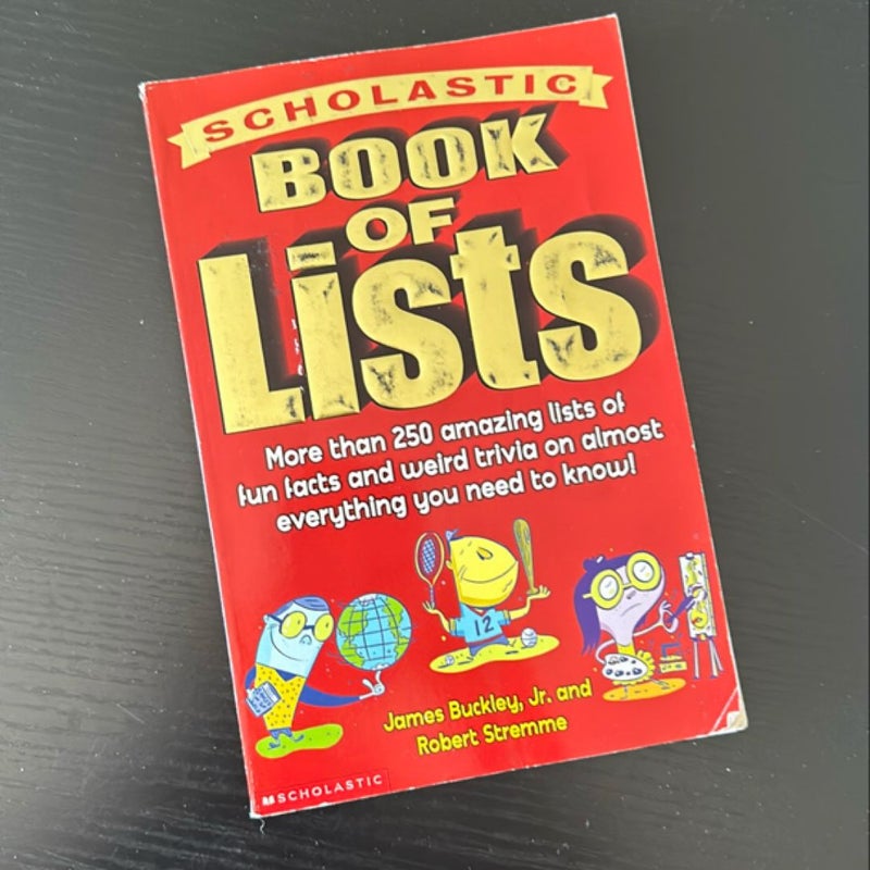 Scholastic Book of Lists