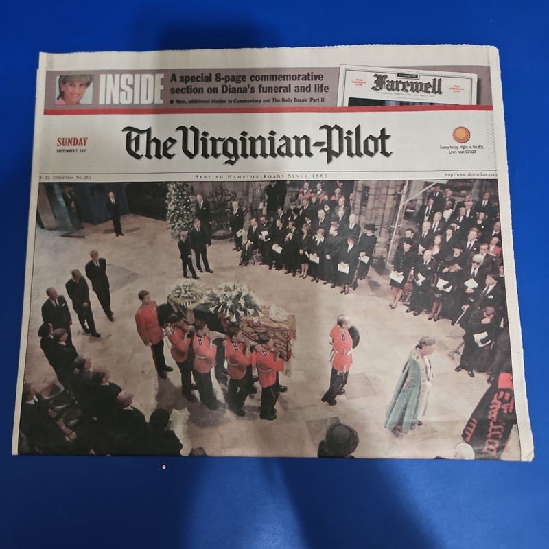 12 The Virginian-Pilot Sections on The Death of Princess Diana