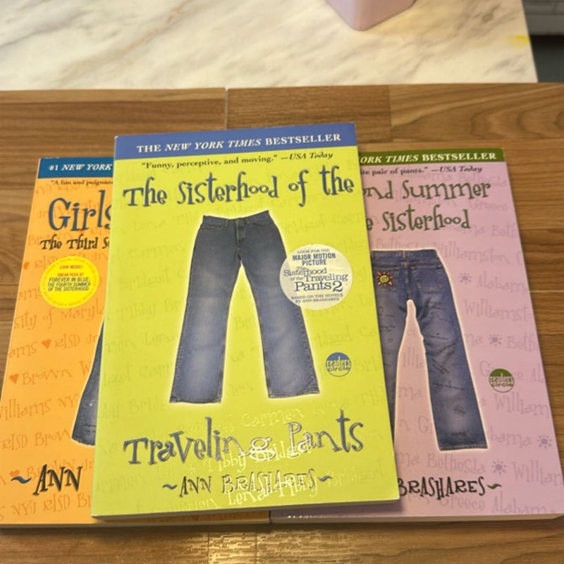 The Sisterhood of the Traveling Pants 3 Book Bundle 
