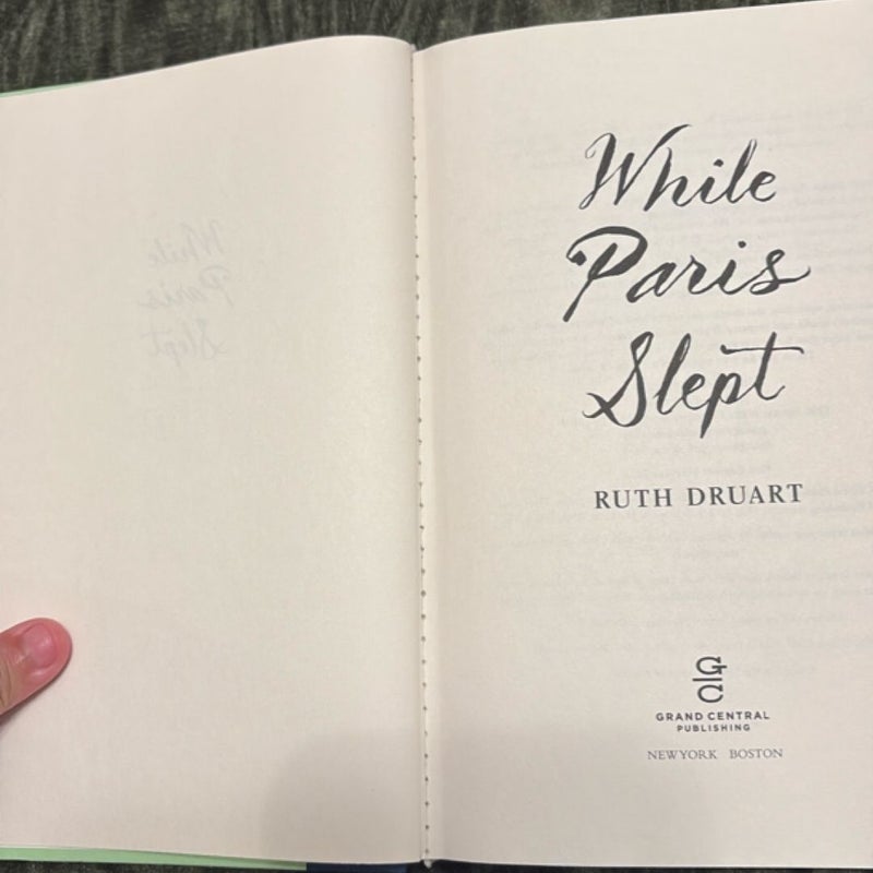 While Paris Slept