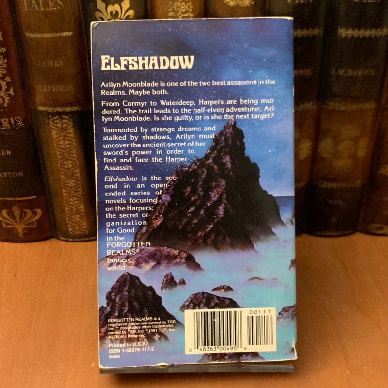 Forgotten Realms: Elfshadow, Harpers 2, First Edition First Printing