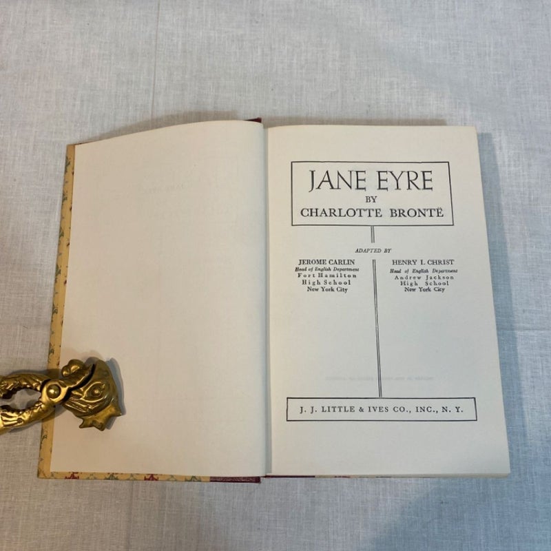 Jane Eyre By Charlotte Brontë 1946
