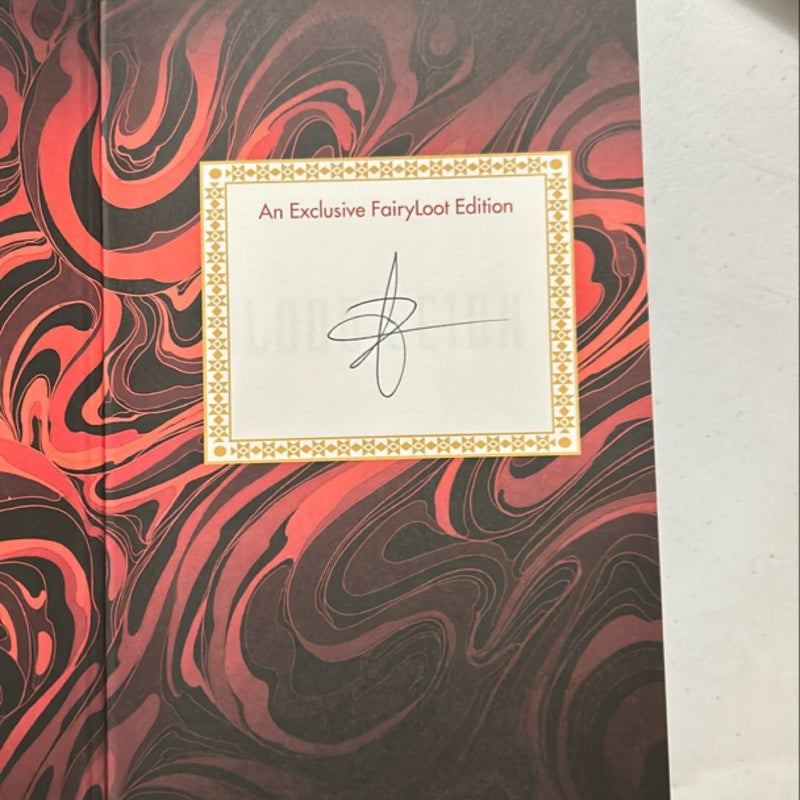 Fairyloot signed Blood Scion w/ author letter