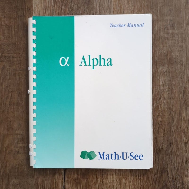 Math-U-See Alpha