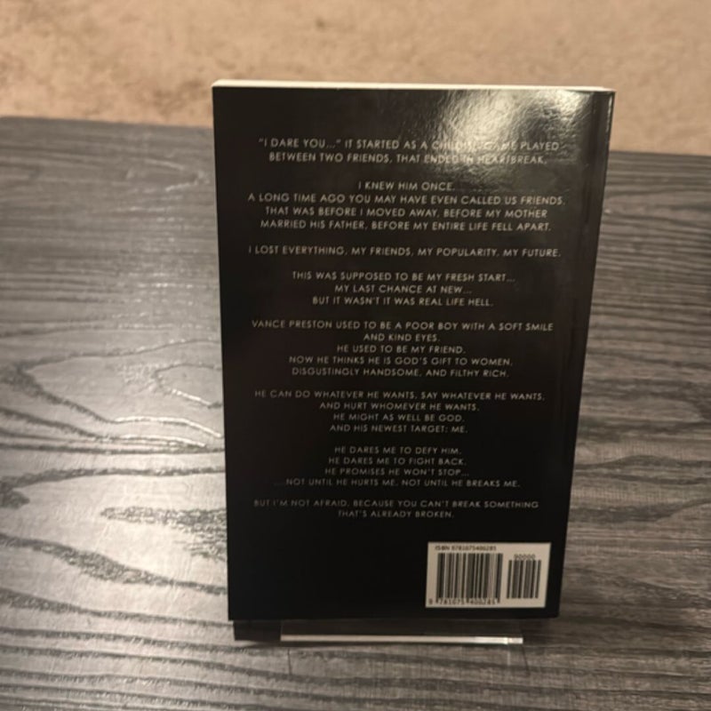 The Dare  SIGNED BY BOTH AUTHORS & PERSONALIZED
