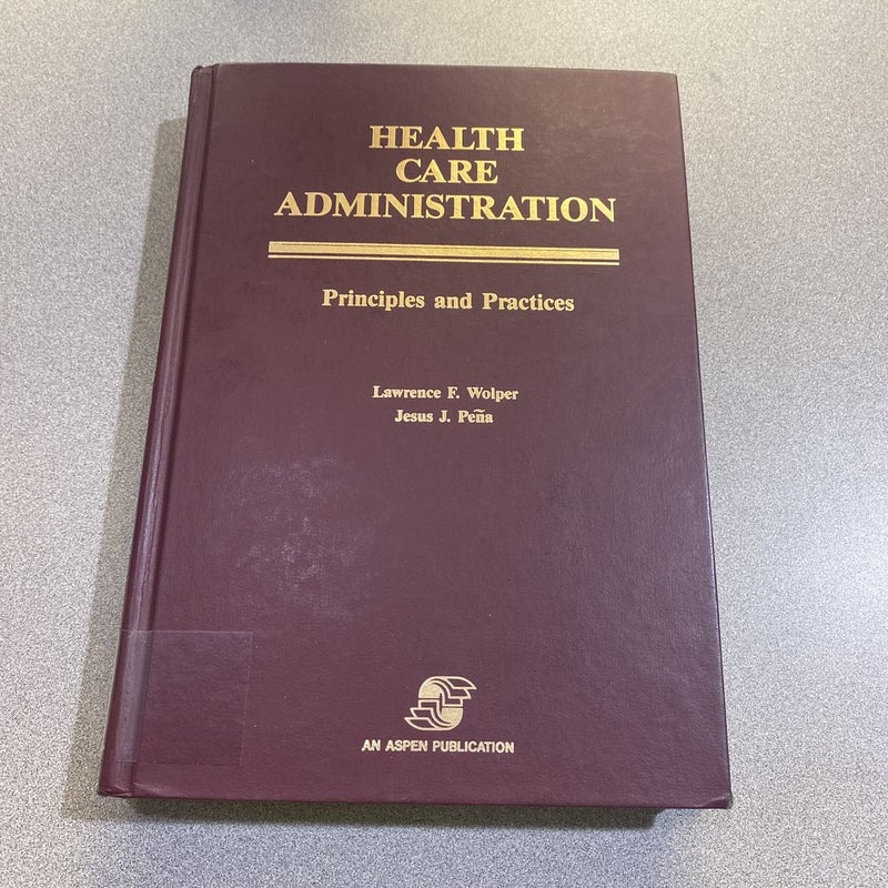 Handbook of Health Care Administration