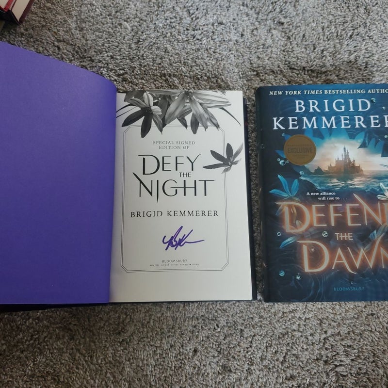 Defend the Night & Defend the Dawn (Signed)