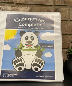 Kindergarten Complete Teacher's Manual Semester 1