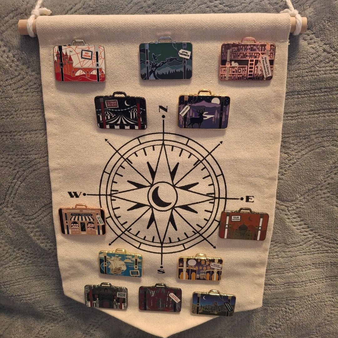 Owlcrate Literary Luggage Pins
