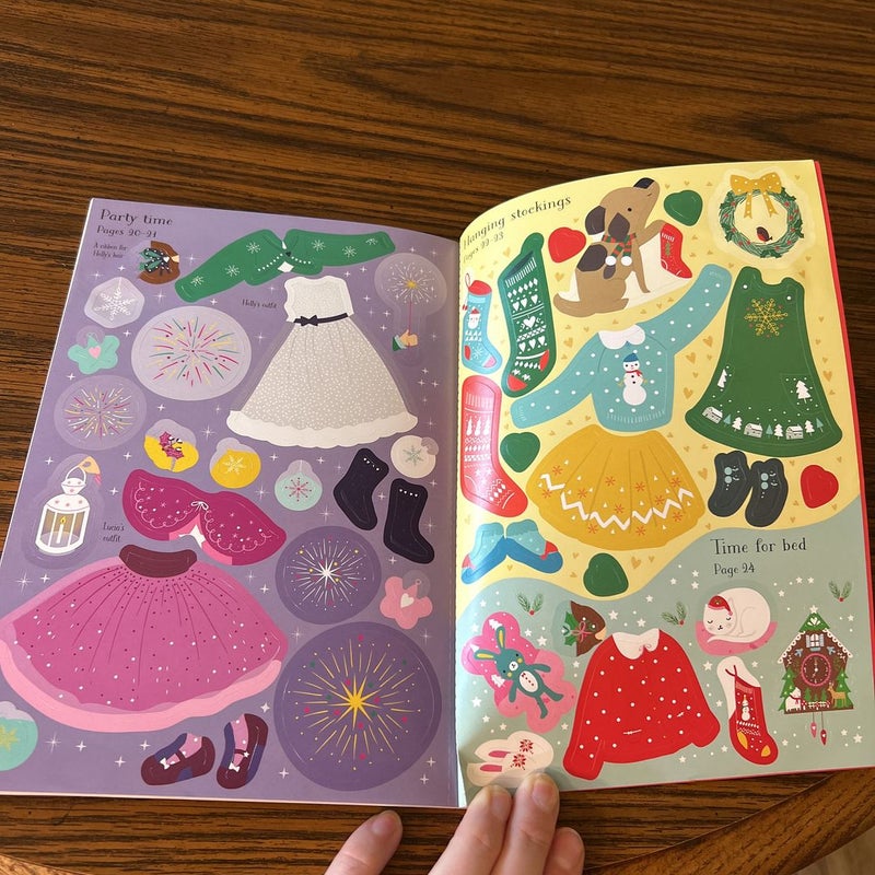 Little Sticker Dolly Dressing Christmas 