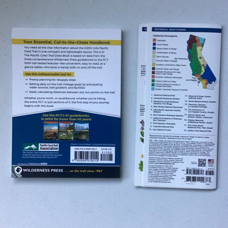 Pacific Crest Trail Data Book by Benedict Go