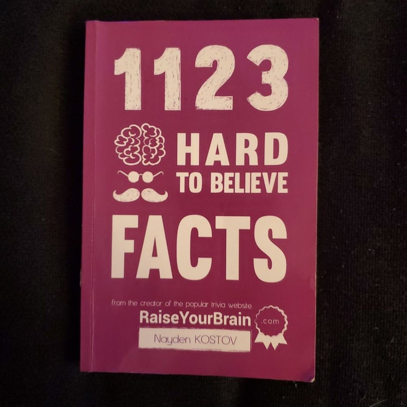 1123 HARD TO BELIEVE FACTS