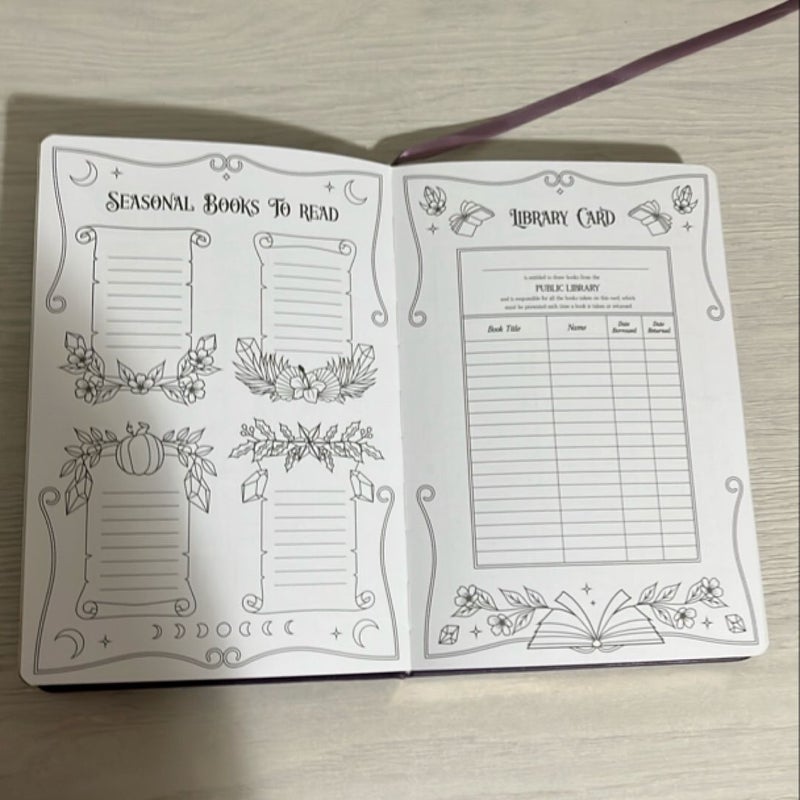 The Glittering Edge Inspired FAIRYLOOT Reading Journal 