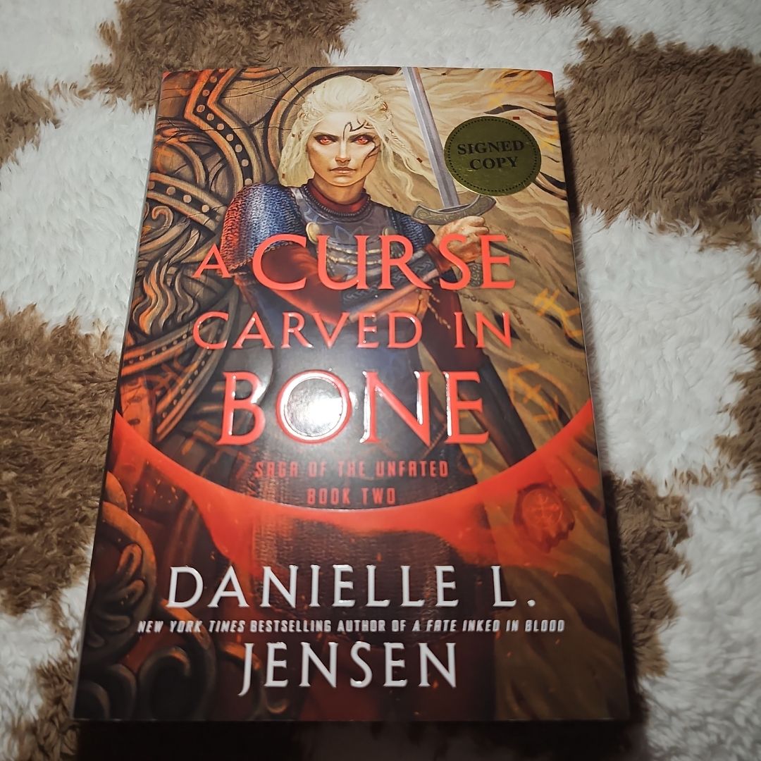 SIGNED Curse Carved in Bone 