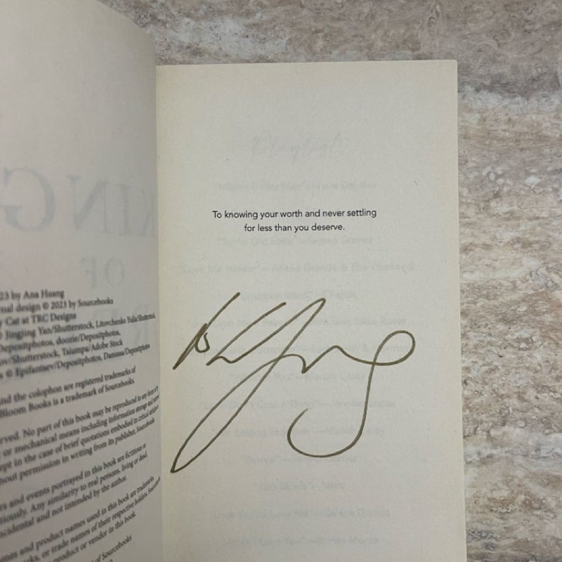 Signed King Of Greed Barnes and Nobel Exclusive