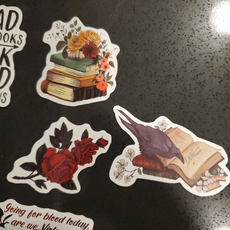 Fourth Wing Book Stickers 