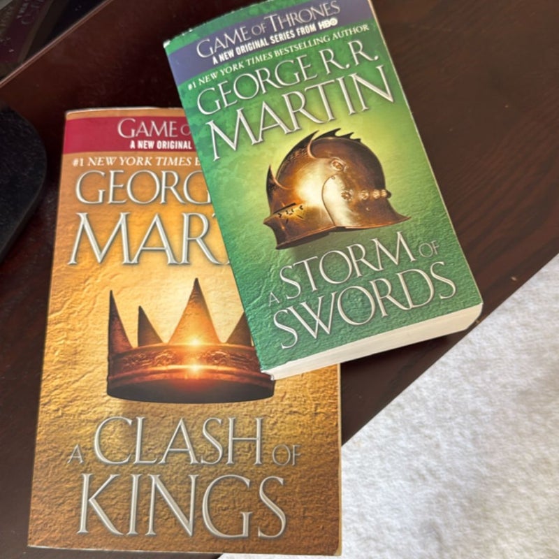 A Storm of Swords and A Clash of Kings
