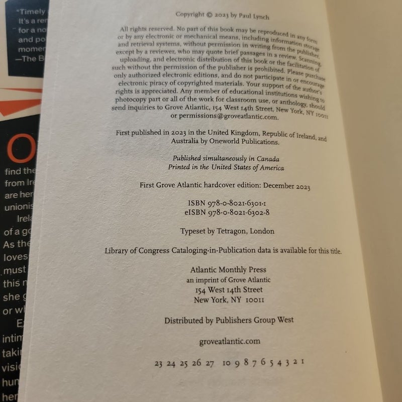 Prophet Song (2023 First Edition)