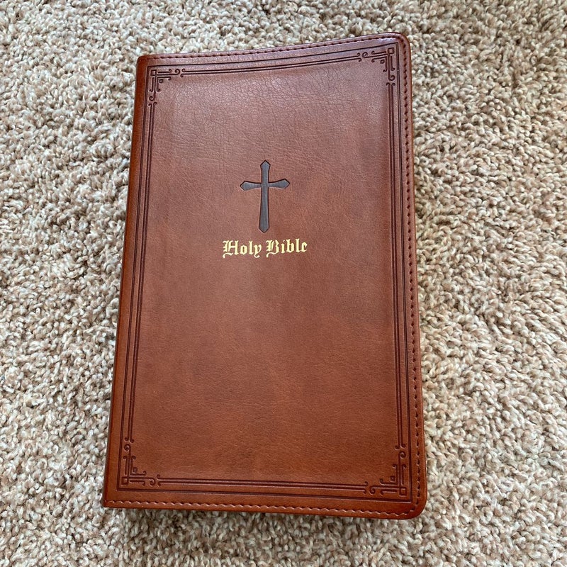 KJV Single Column Large Print Personal Size Reference Bible