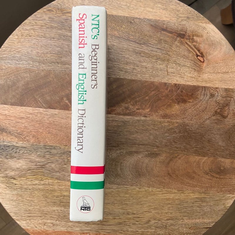 NTC's Beginner's Spanish and English Dictionary