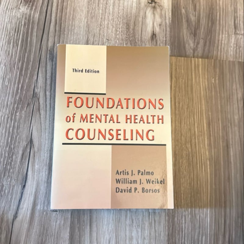 Foundations of Mental Health Counseling