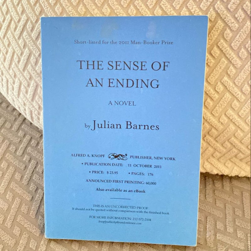 The Sense of an Ending