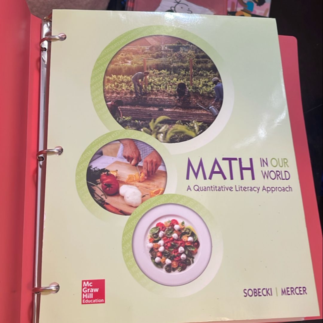 Loose Leaf for Math in Our World: a Quantitative Literacy Approach