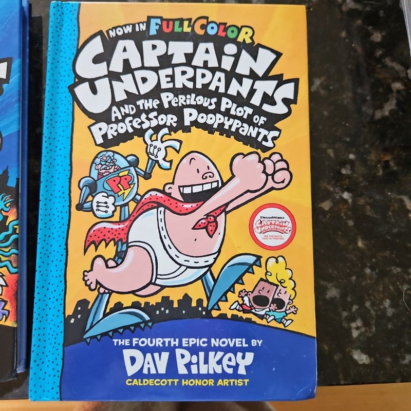 Captain Underpants Bookd 3,4 and 5