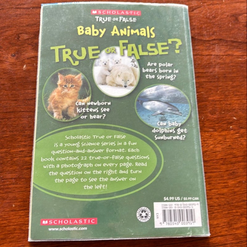 Baby Animals (Scholastic True or False)