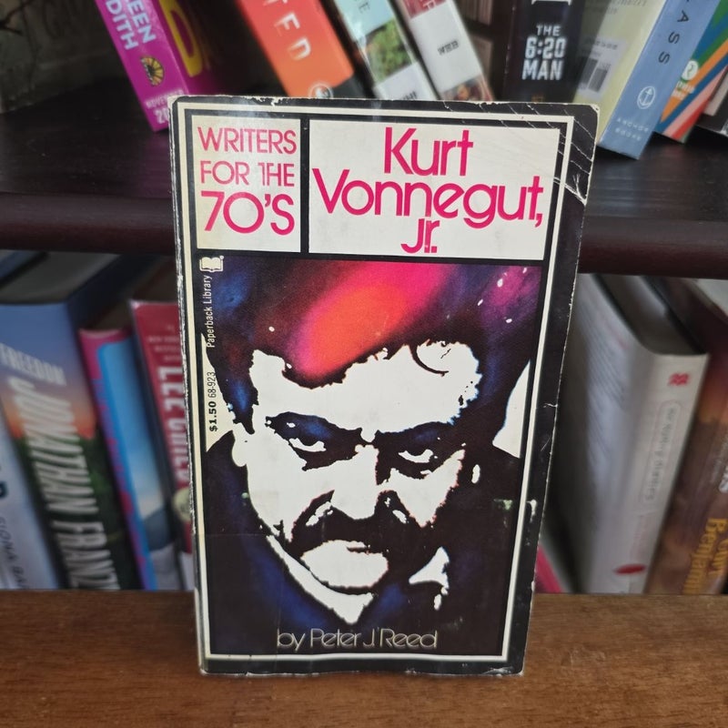 FIRST EDITION, VINTAGE 1972 Writers For The 70's-Kurt Vonnegut, Jr. [by Peter J. Reed] *ex-library*