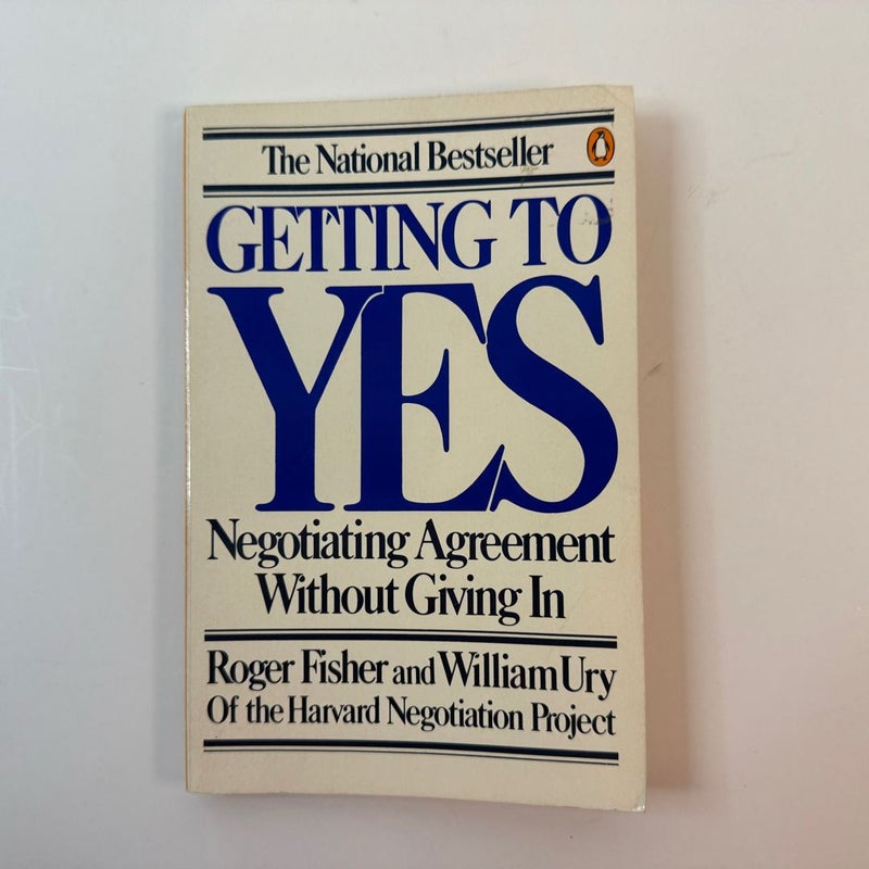 Getting to Yes