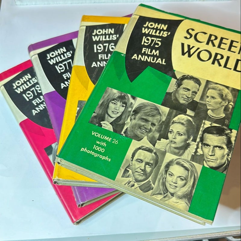 John Willis' Screen World - 4 volumes 