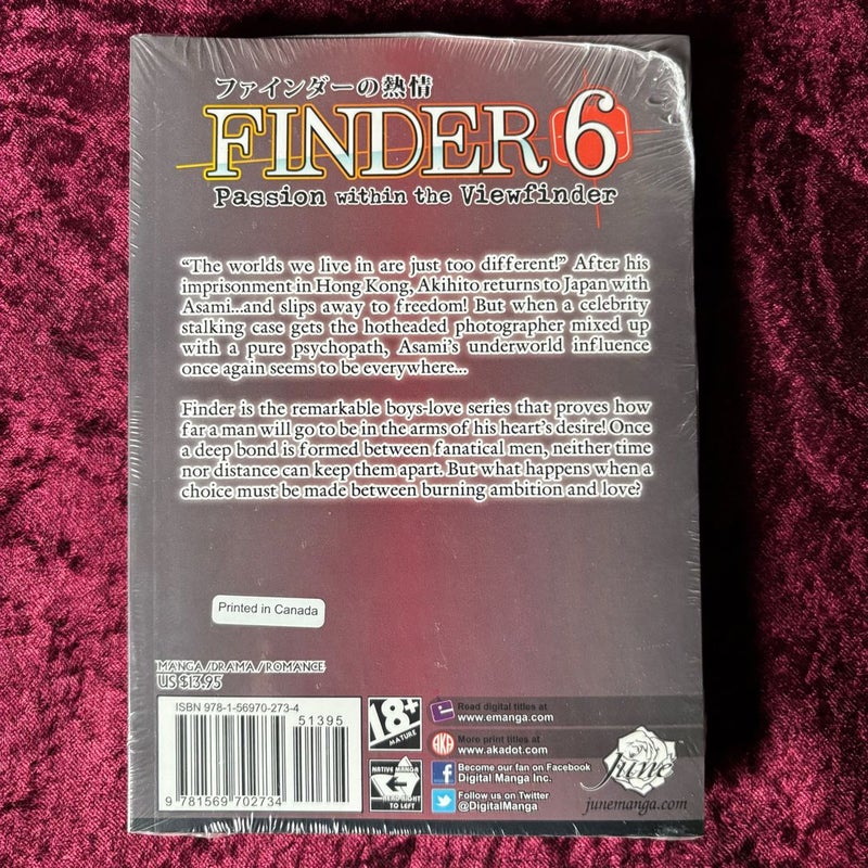 Finder Volume 6: Passion Within the Viewfinder (Yaoi Manga)