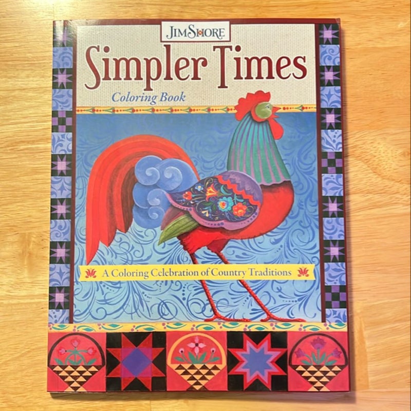 Simpler Times Coloring Book