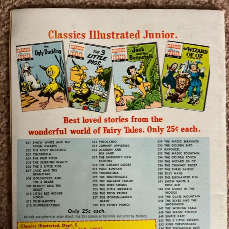 Vintage The Golden Goose: Classics Illustrated Junior No. 518