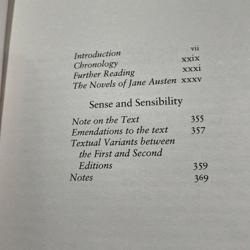 Sense and Sensibility by Jane Austen Penguin Classics UK Edition Softcover Book & Bookmark Set