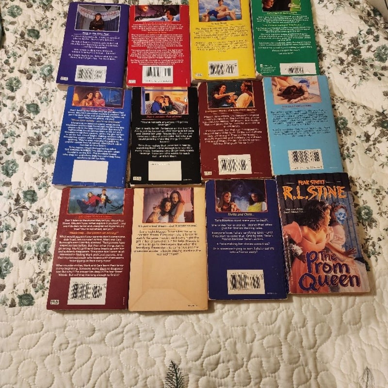 Vintage Fear Street Lot of 12 books