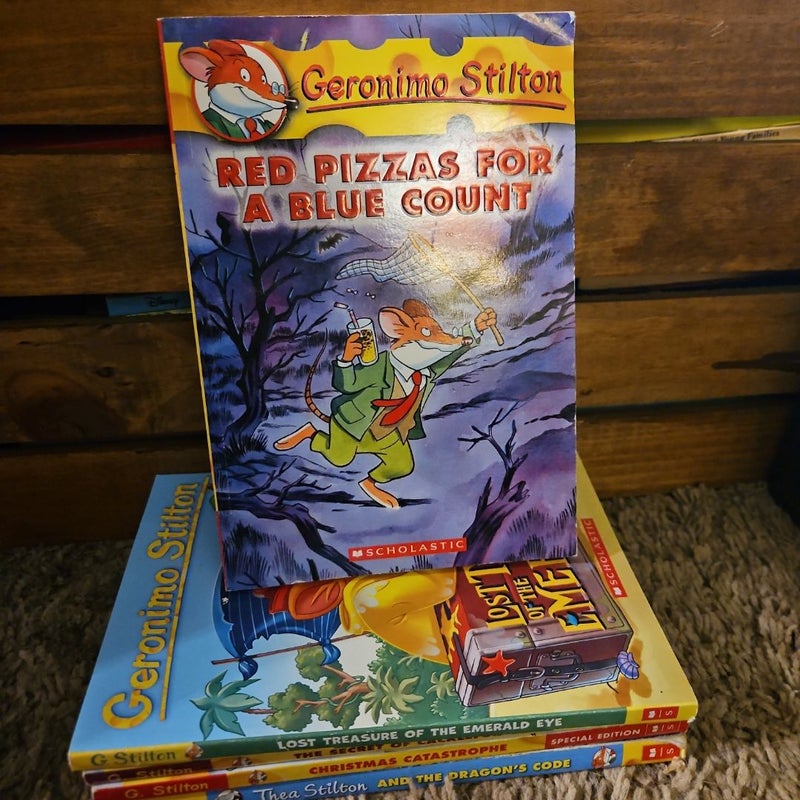 Geronimo Stilton books, set of 8