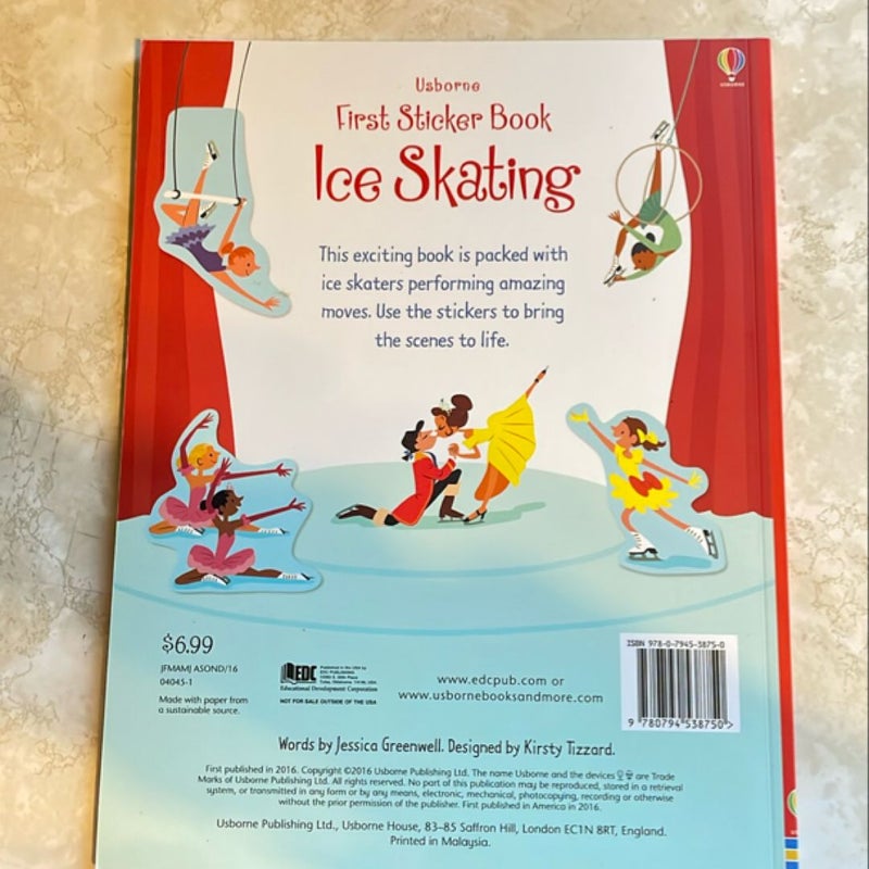 First Sticker Book Ice Skating