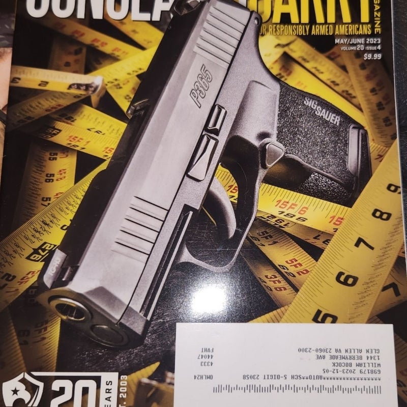 5 - 2023 Conceal Carry Magazines like new