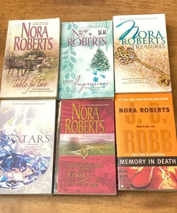 Nora Robert’s book lot-6 books