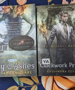 The Shadowhunter Chronicles Lot - City Of Ashes & Clockwork Prince Paperback